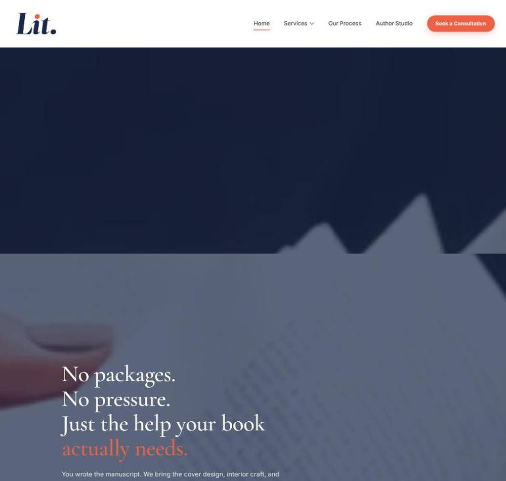 Lit Designers homepage