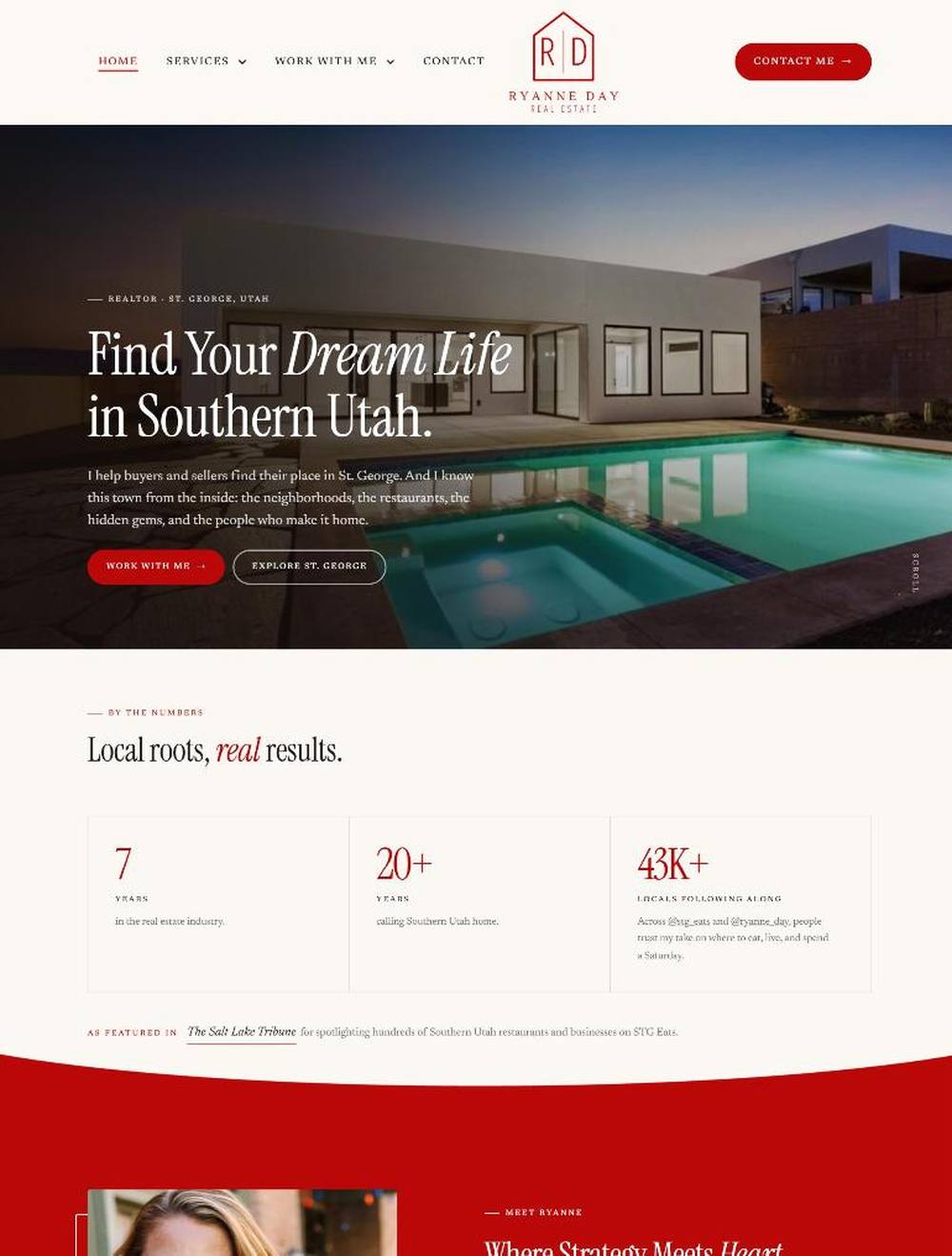 Ryanne Day Real Estate homepage